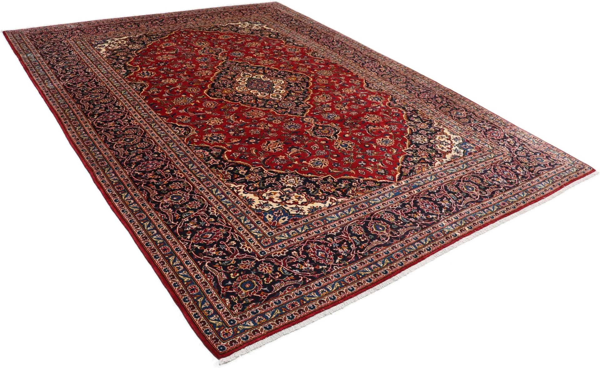 Wool Kashan Persian Rug 260 × 350 cm, hand-knotted - Image 4