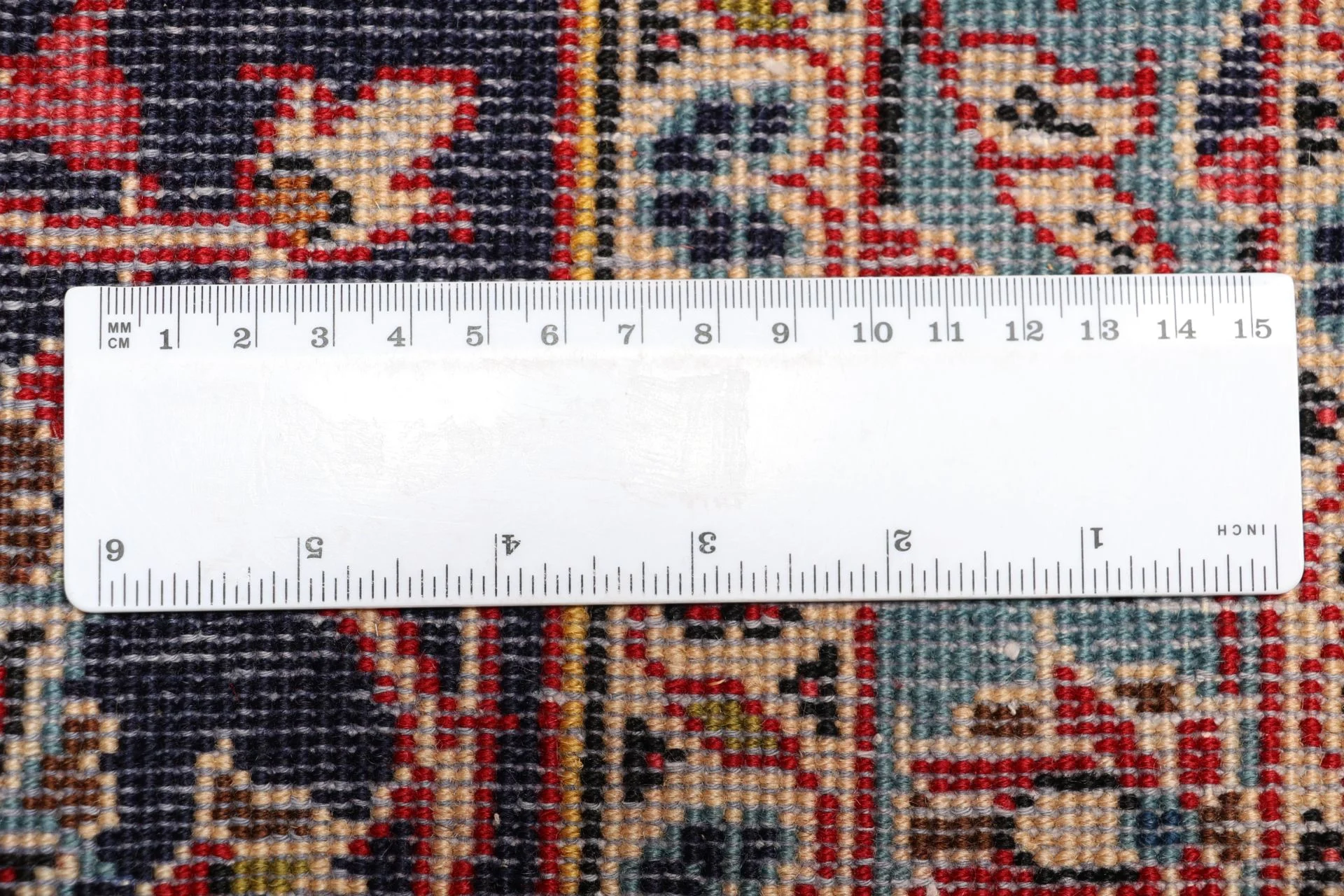 Hand-Knotted Kashan Persian Rug, 250 × 355 cm, Wool - Image 11