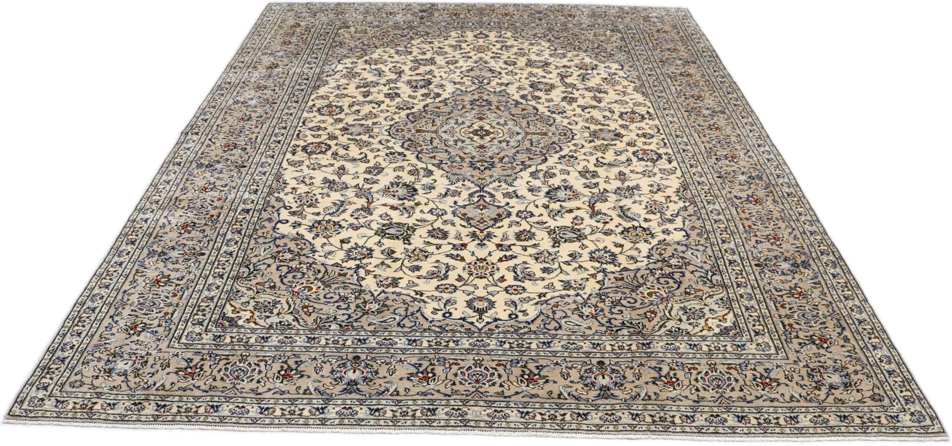 Kashan Persian Rug 252 × 330 cm in Wool, hand-knotted - Image 7