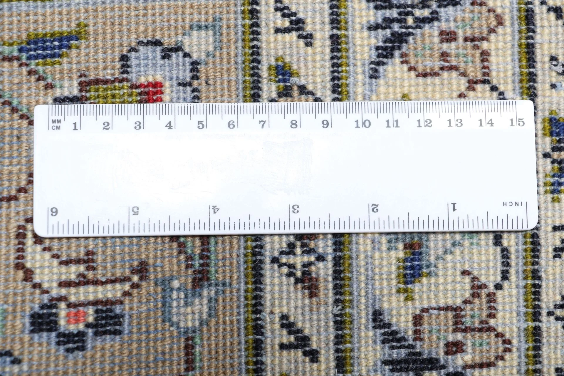 Hand-Knotted Kashan Persian Rug, 253 × 345 cm, Wool - Image 11