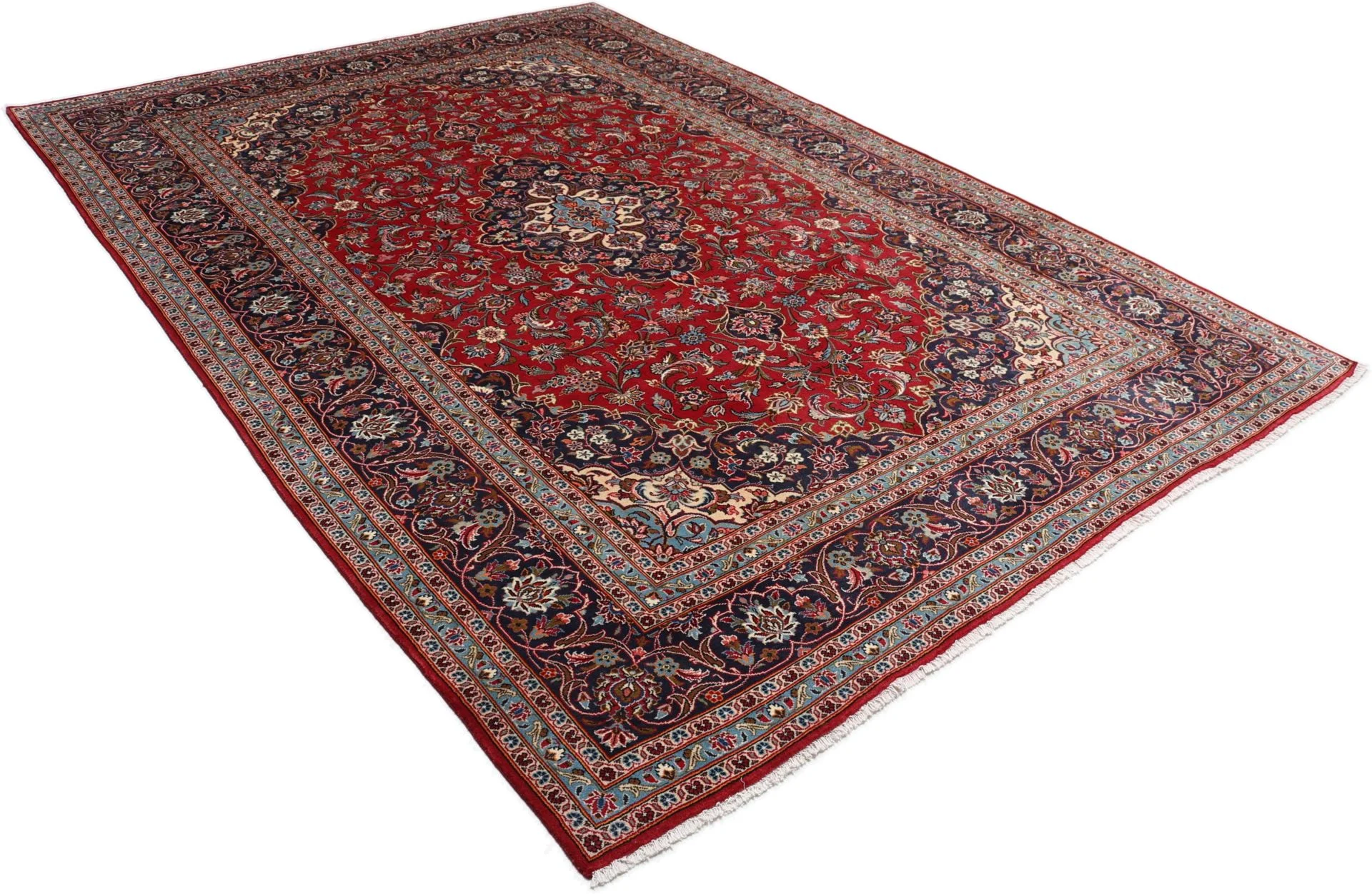 Kashan Persian Rug 250 × 360 cm in Wool, hand-knotted - Image 4