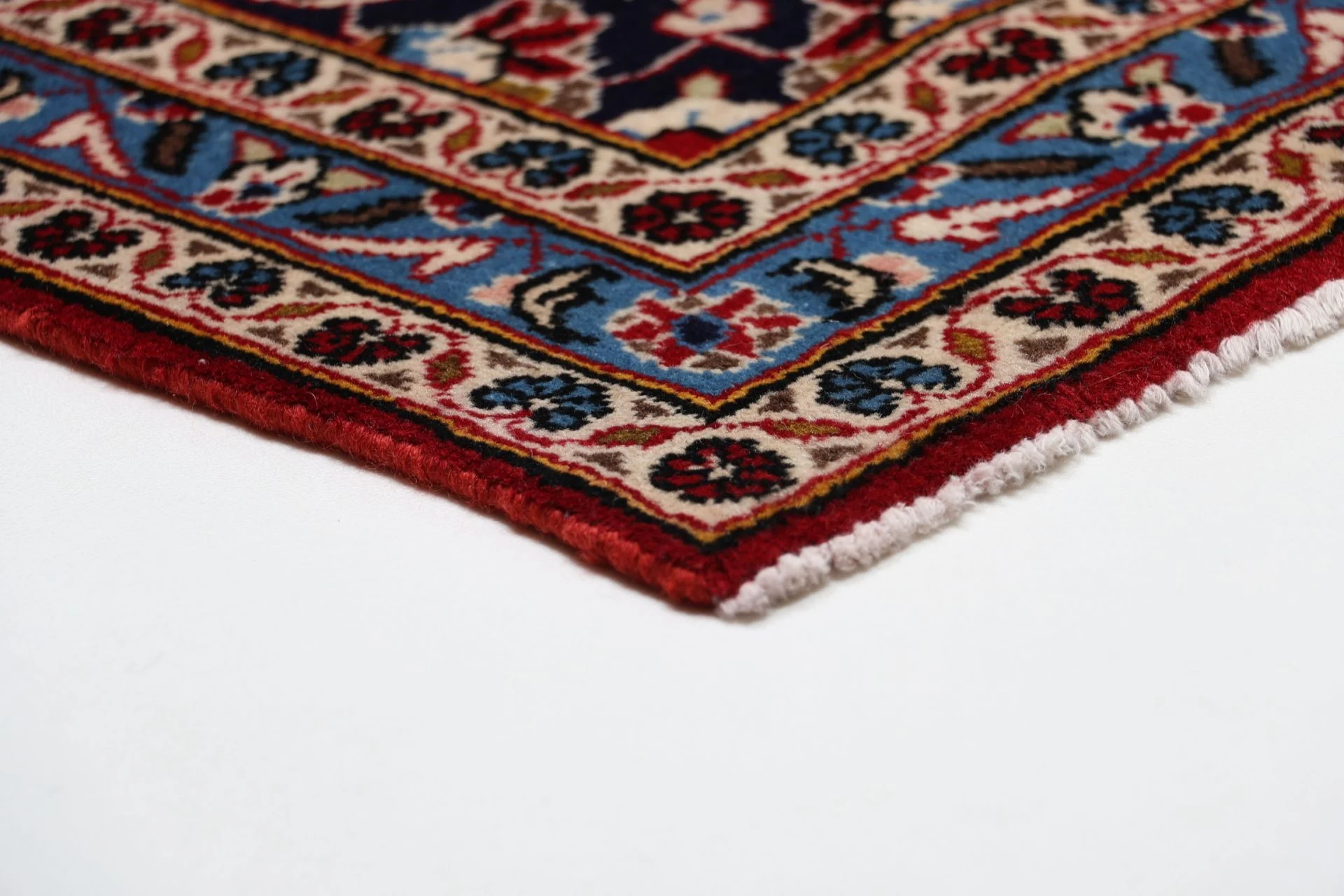 Hand-Knotted Kashan Persian Rug, 245 × 350 cm, Wool - Image 6