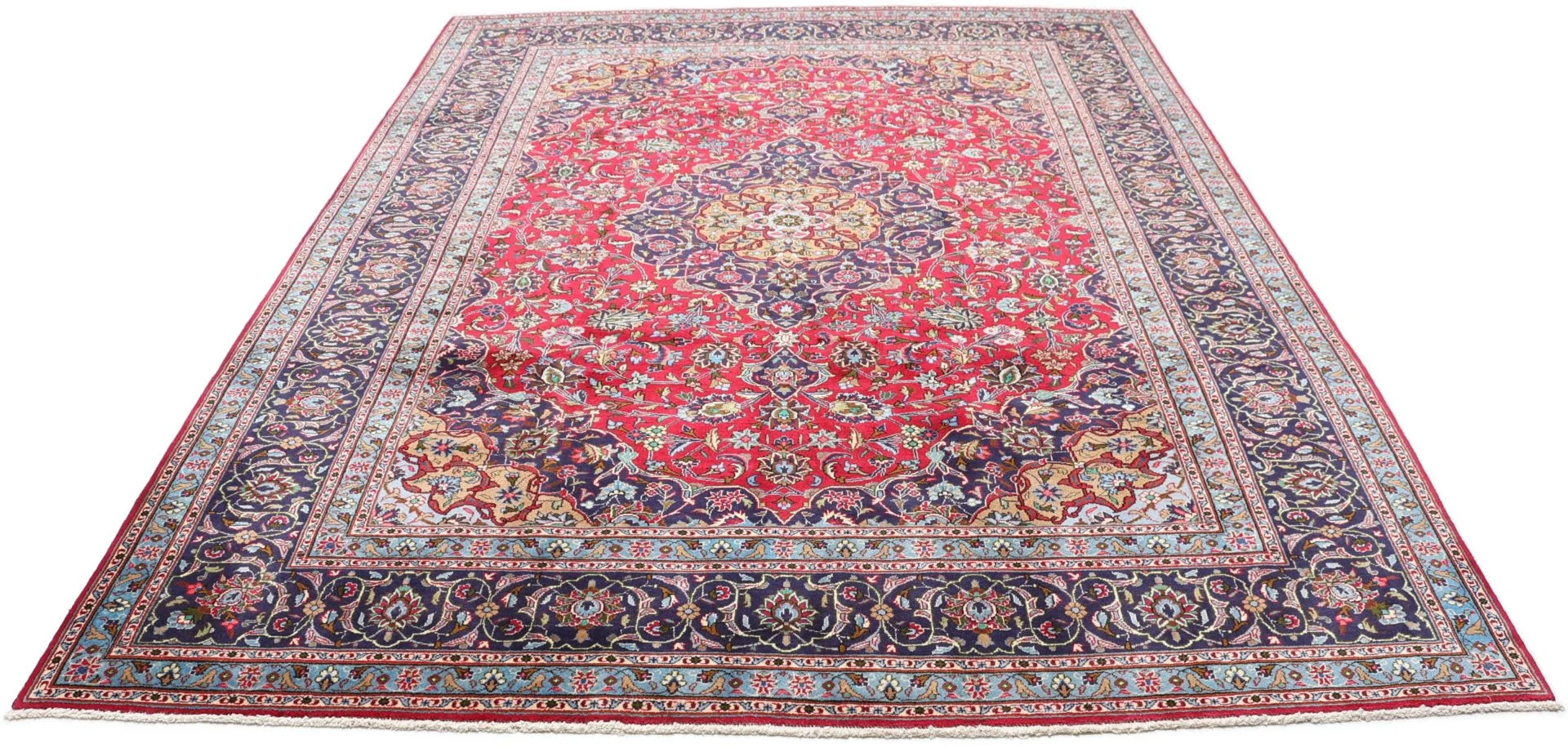 Alternative view of Kashmar Persian Rug 248 × 341 cm in Wool, hand-knotted