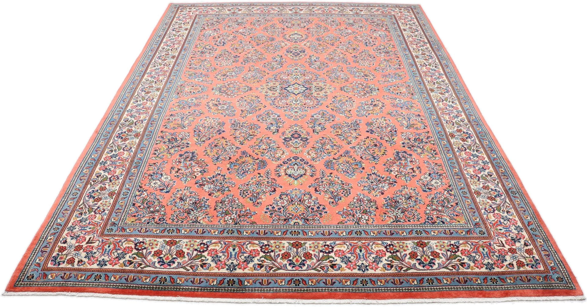 Alternative view of Wool Sarouk Persian Rug 247 × 350 cm, hand-knotted