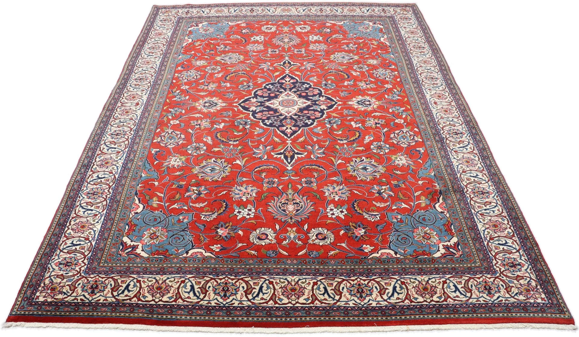 Alternative view of Hand-Knotted Sarouk Persian Rug, 247 × 341 cm, Wool