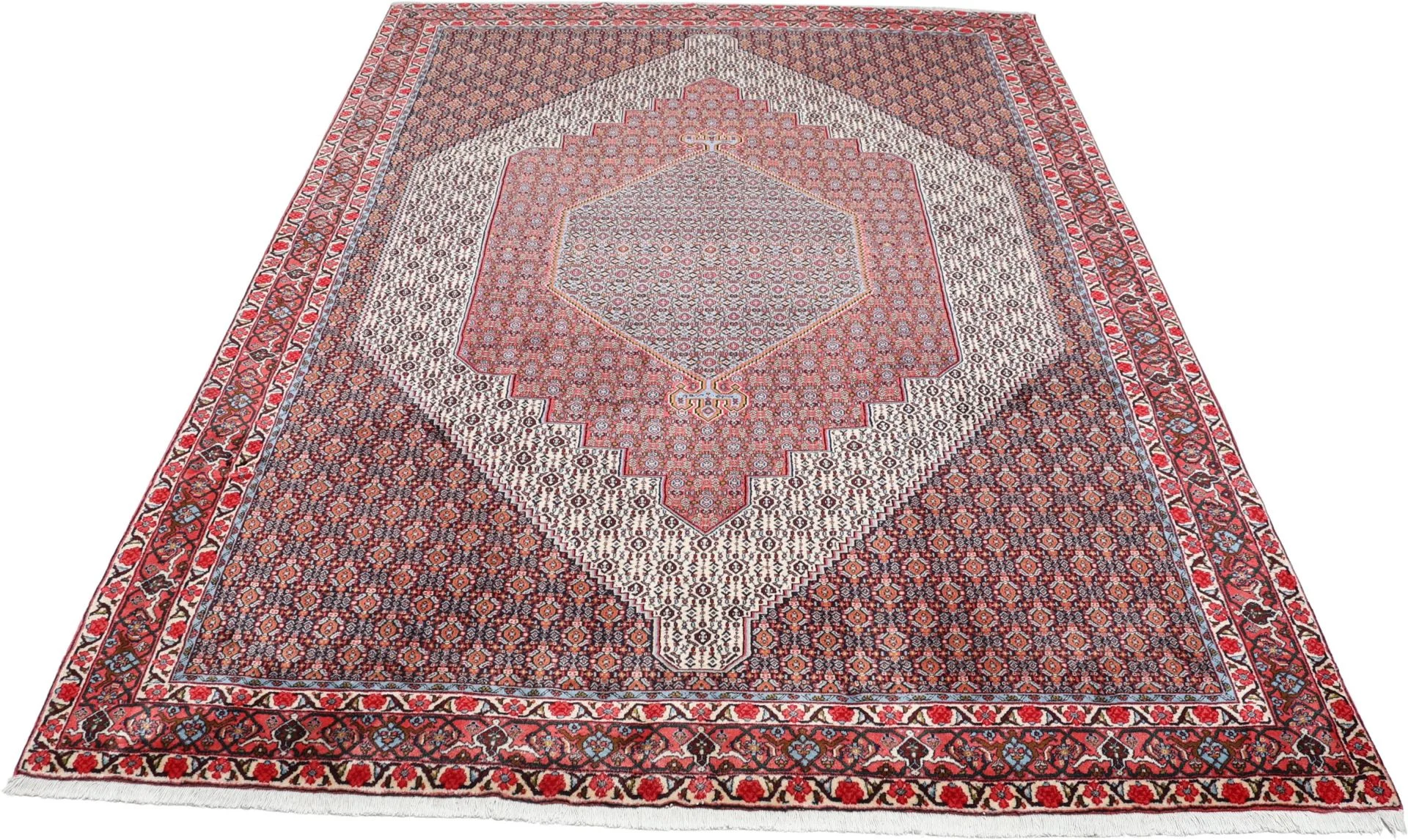 Alternative view of Wool Senneh Persian Rug 254 × 345 cm, hand-knotted