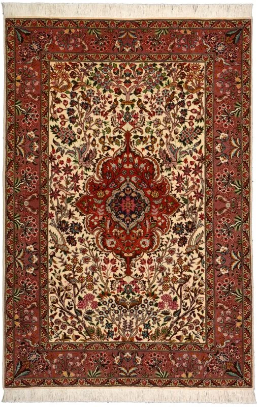 Tabriz Persian Rug 103 × 155 cm in Wool, hand-knotted
