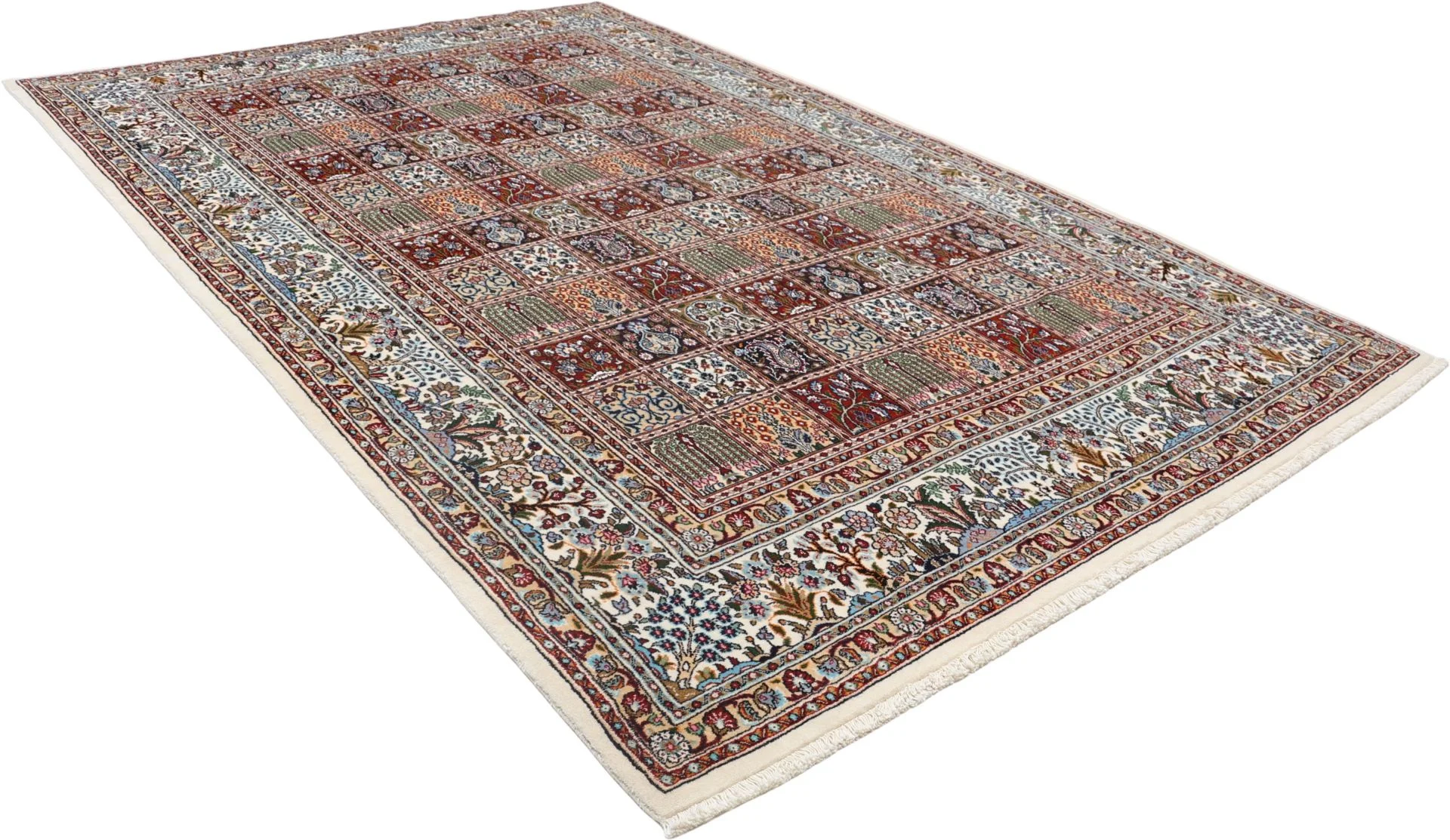 Moud Persian Rug 200 × 302 cm in Wool, hand-knotted - Image 4