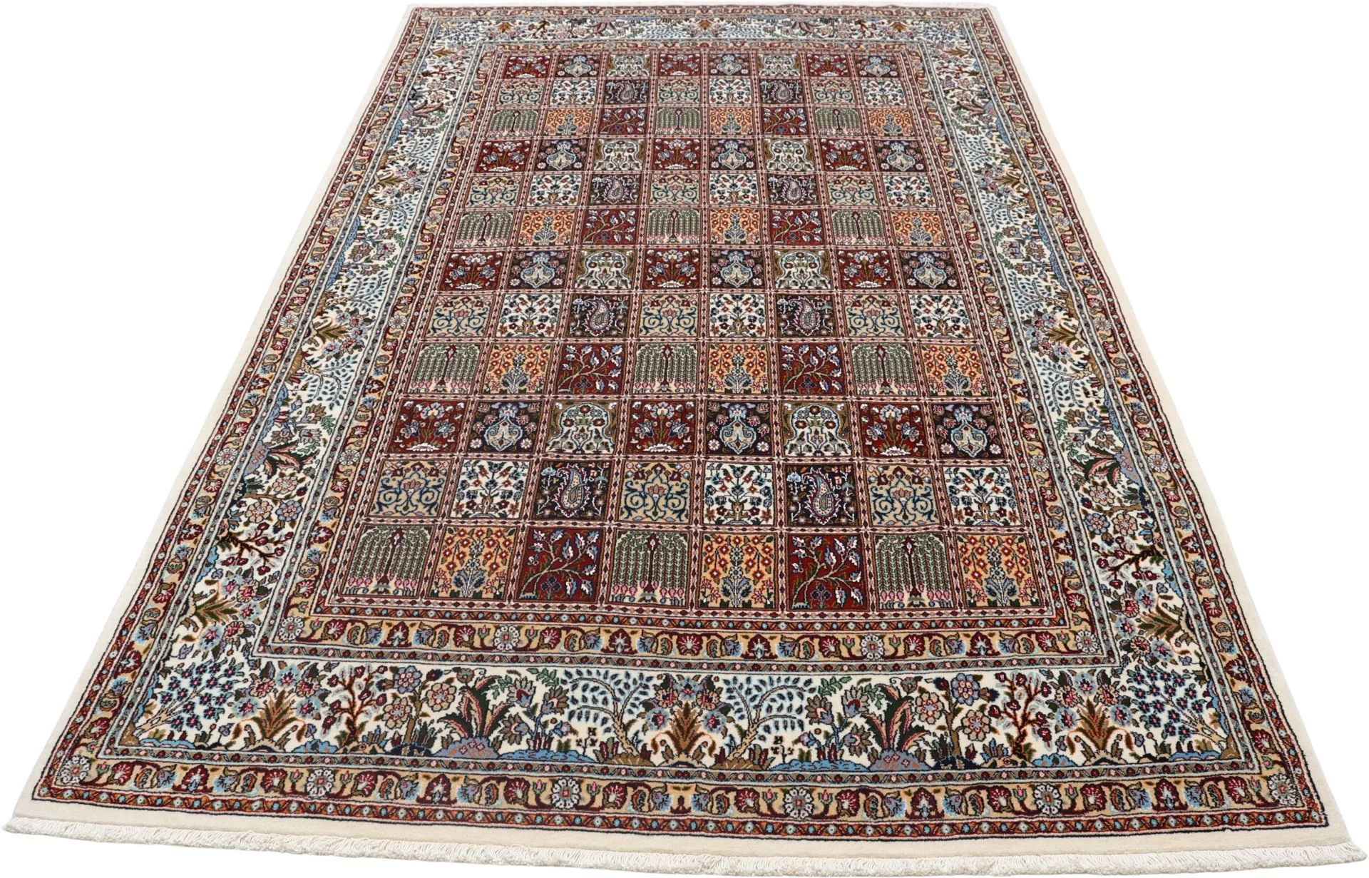 Moud Persian Rug 200 × 302 cm in Wool, hand-knotted - Image 7