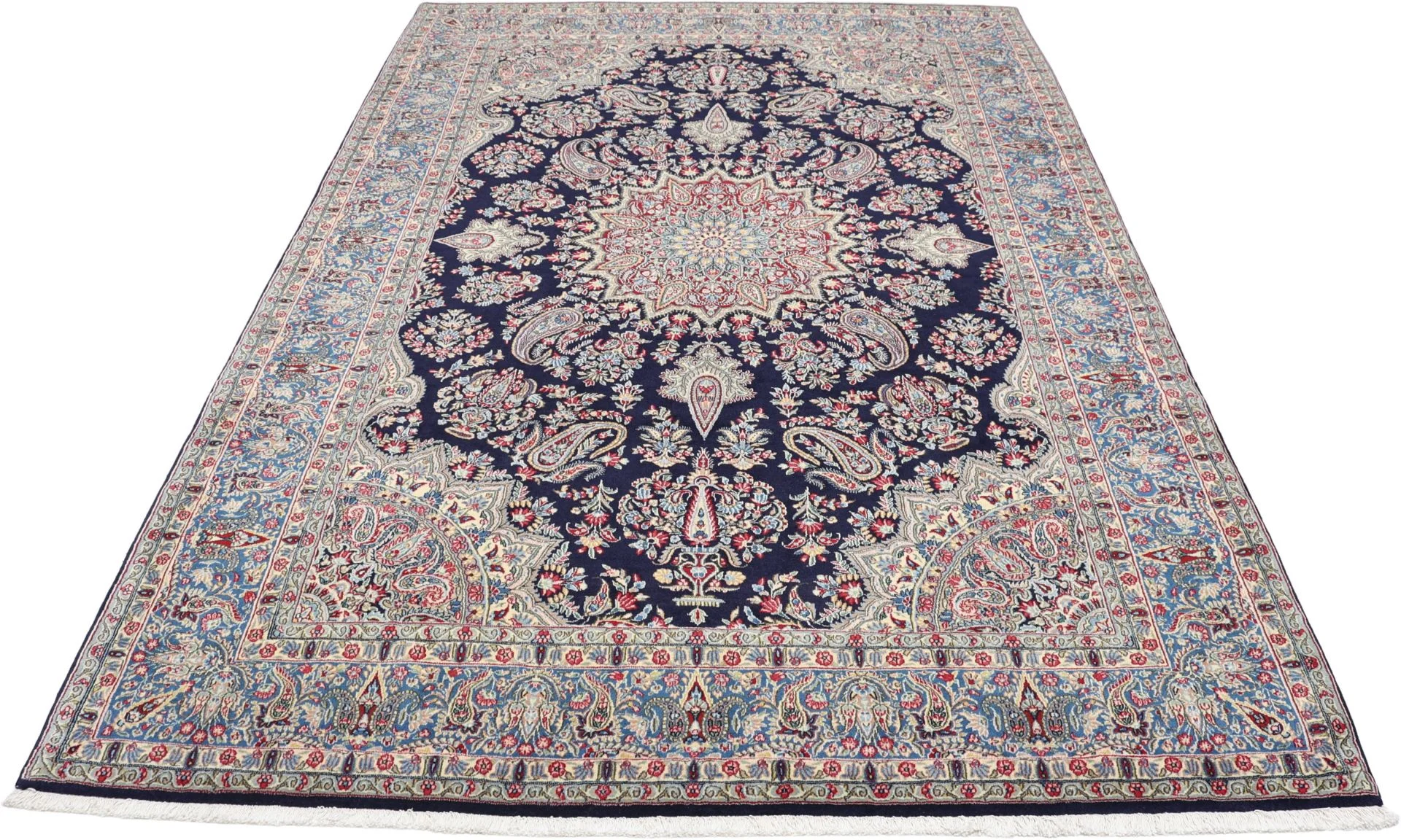 Alternative view of Hand-Knotted Kerman Persian Rug, 202 × 297 cm, Wool