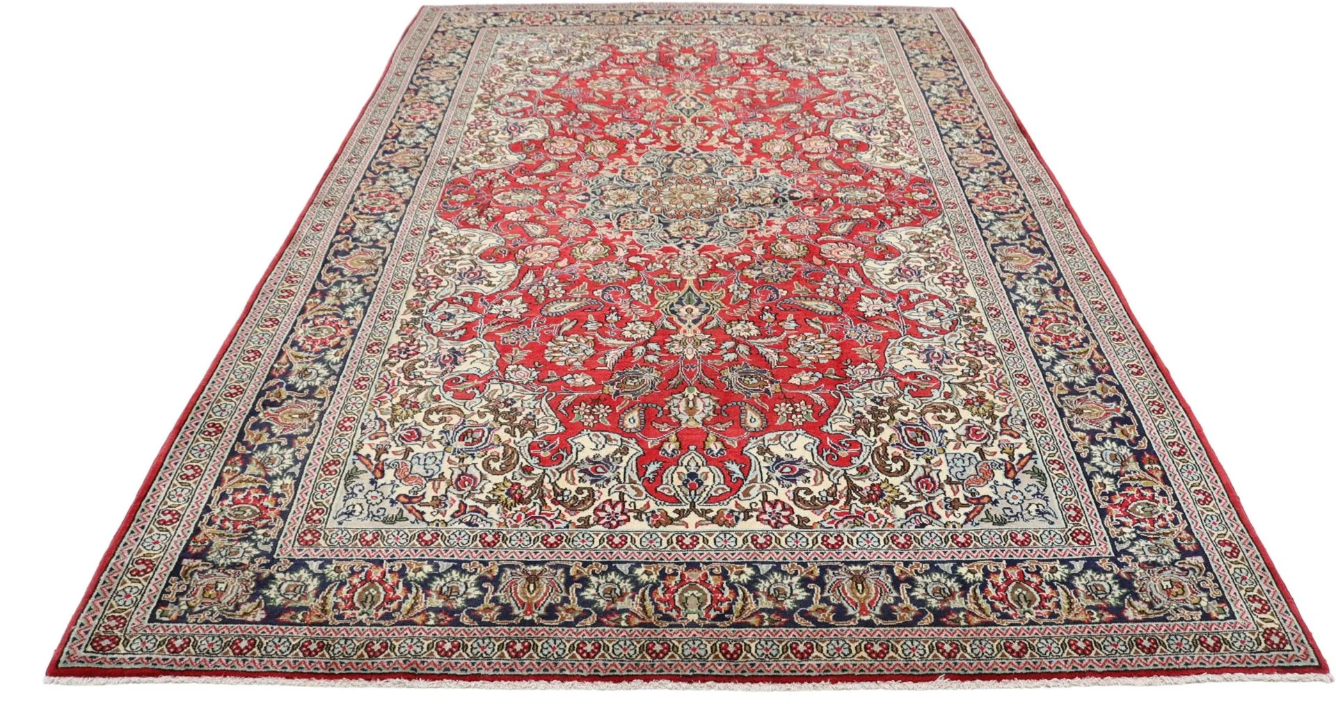 Alternative view of Wool Qom Persian Rug 160 × 255 cm, hand-knotted