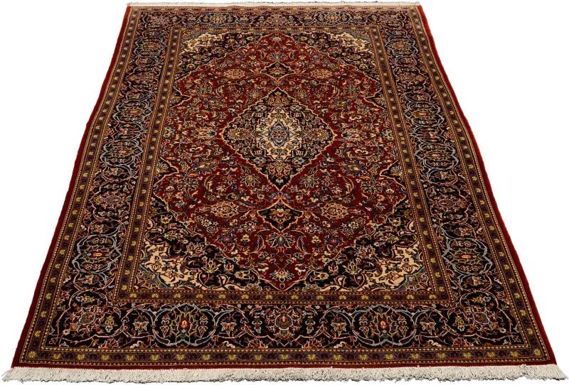 Alternative view of Wool Kashan Persian Rug 137 × 230 cm, hand-knotted