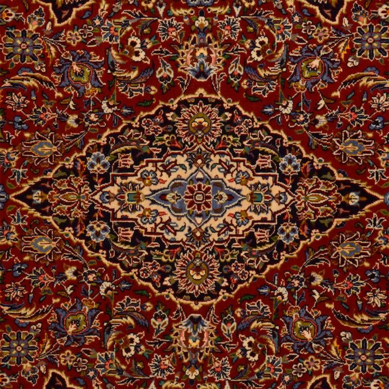Wool Kashan Persian Rug 137 × 230 cm, hand-knotted - Image 4