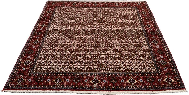 Alternative view of Bijar Persian Rug 204 × 260 cm in Wool, hand-knotted