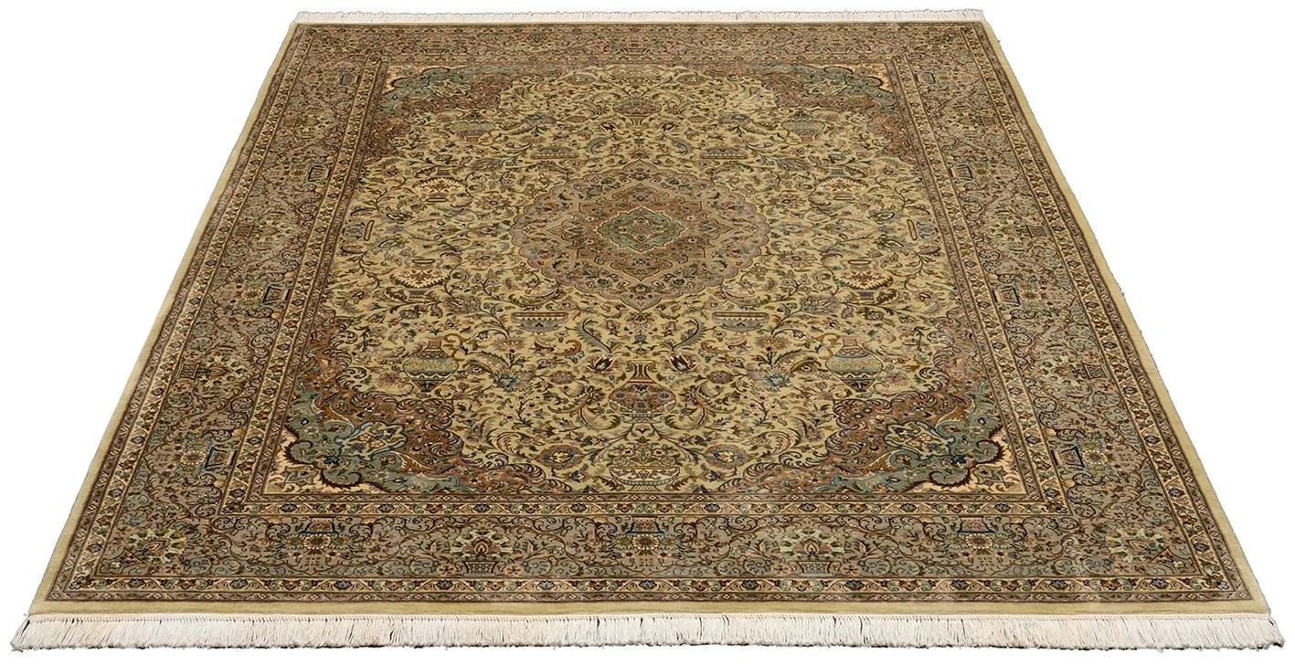Alternative view of Wool Kashan Pakistani Rug 186 × 284 cm, hand-knotted