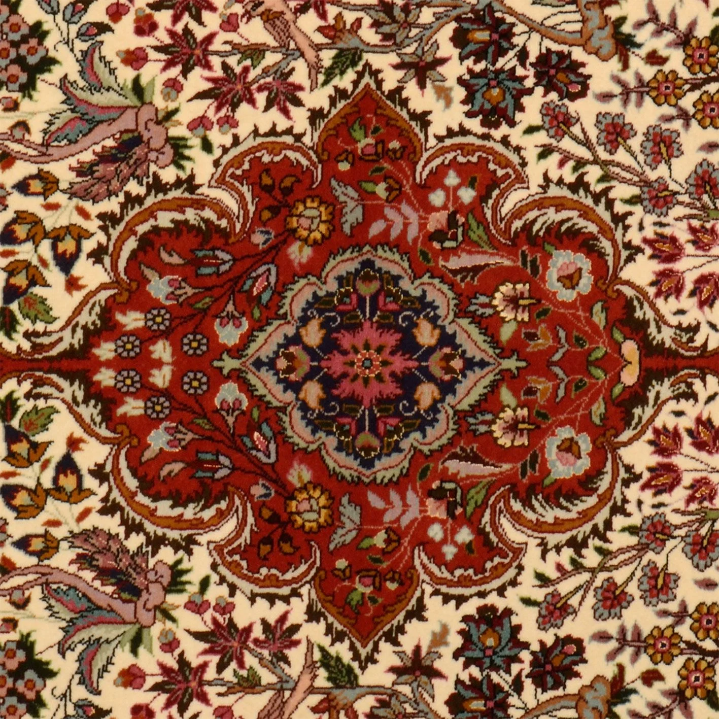 Tabriz Persian Rug 103 × 155 cm in Wool, hand-knotted - Image 4