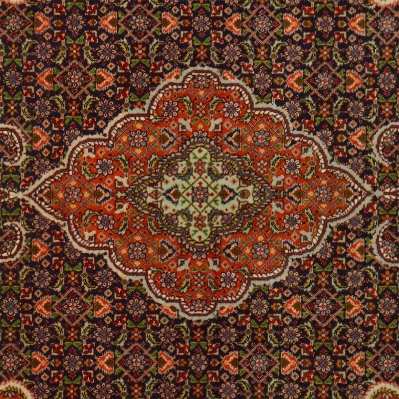 Hand-Knotted Tabriz Persian Rug, 104 × 144 cm, Wool - Image 4