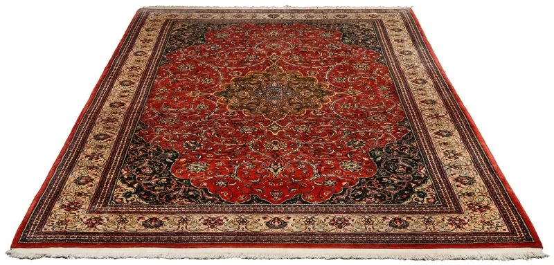 Alternative view of Hand-Knotted Sarouk Persian Rug, 219 × 323 cm, Wool