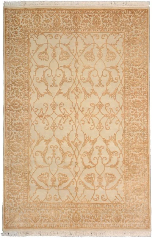 Hand-Knotted Tabriz Indian Rug, 163 × 248 cm, Wool