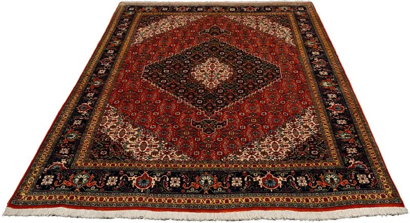 Alternative view of Hand-Knotted Bijar Persian Rug, 209 × 309 cm, Wool