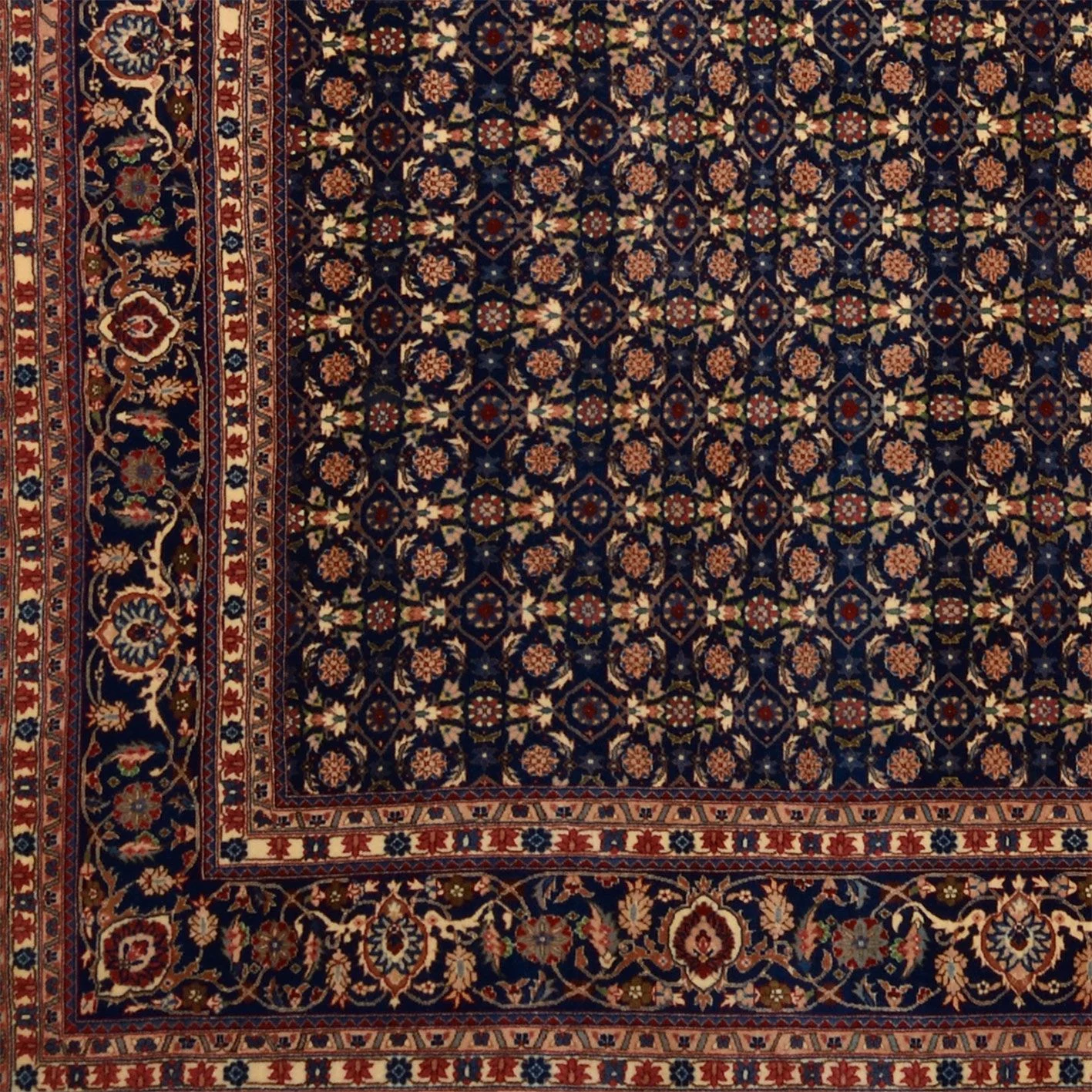 Hand-Knotted Tabriz Persian Rug, 250 × 295 cm, Wool - Image 4