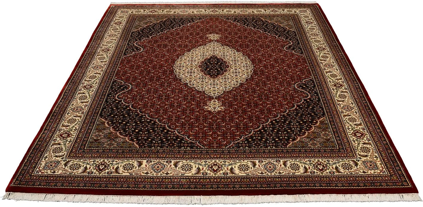 Alternative view of Tabriz Indian Rug 244 × 295 cm in Wool & Silk, hand-knotted