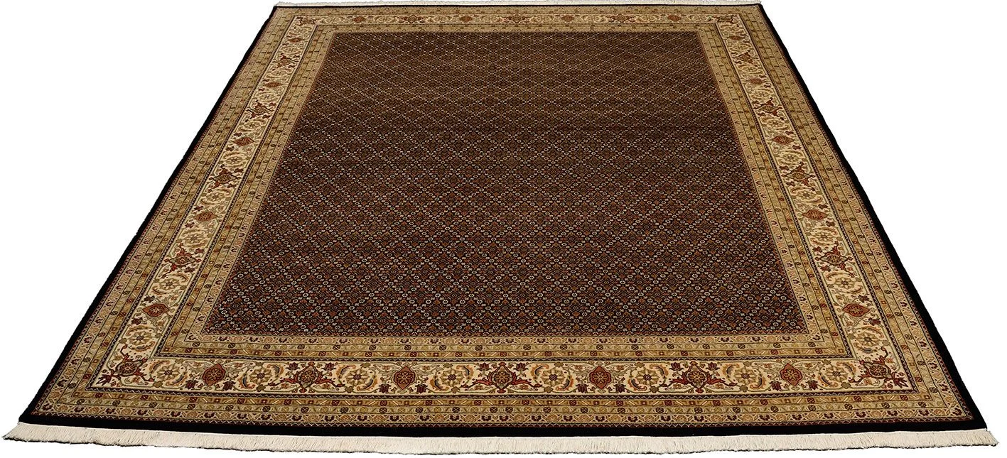 Alternative view of Hand-Knotted Tabriz Indian Rug, 254 × 308 cm, Wool & Silk