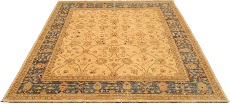 Alternative view of Hand-Knotted Ziegler Pakistani Rug, 245 × 290 cm, Wool