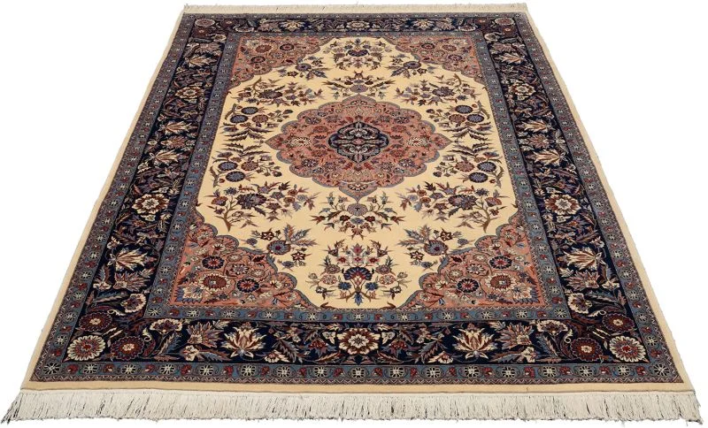 Alternative view of Hand-Knotted Isfahan Chinese Rug, 187 × 287 cm, Wool