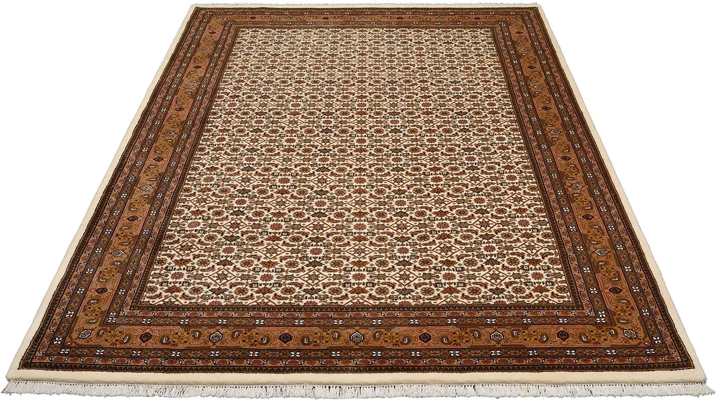 Alternative view of Hand-Knotted Bijar Indian Rug, 205 × 298 cm, Wool