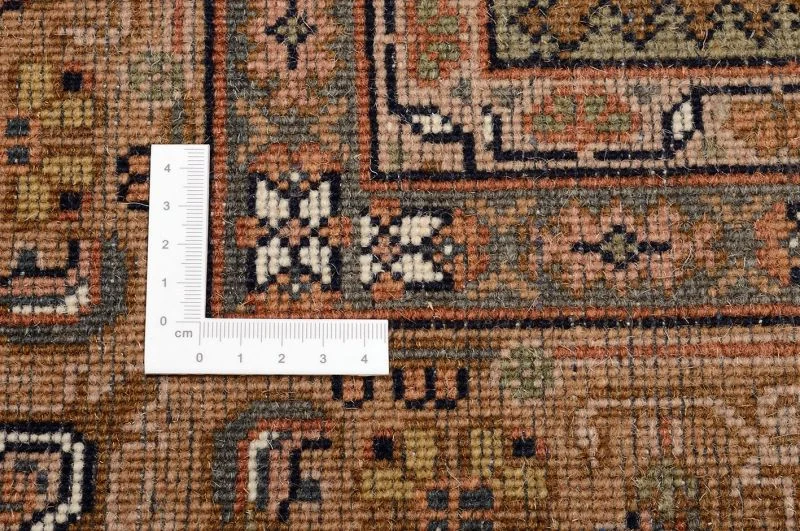 Hand-Knotted Bijar Indian Rug, 205 × 298 cm, Wool - Image 3