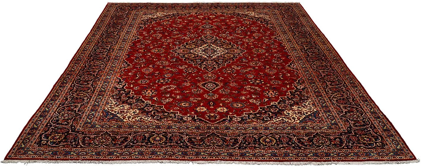 Alternative view of Wool Kashan Persian Rug 308 × 372 cm, hand-knotted