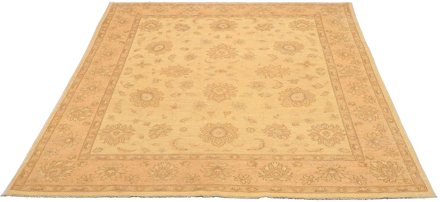 Alternative view of Hand-Knotted Ziegler Pakistani Rug, 192 × 249 cm, Wool