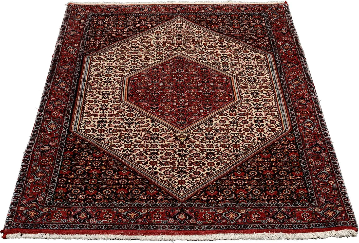 Alternative view of Bijar Persian Rug 111 × 167 cm in Wool, hand-knotted