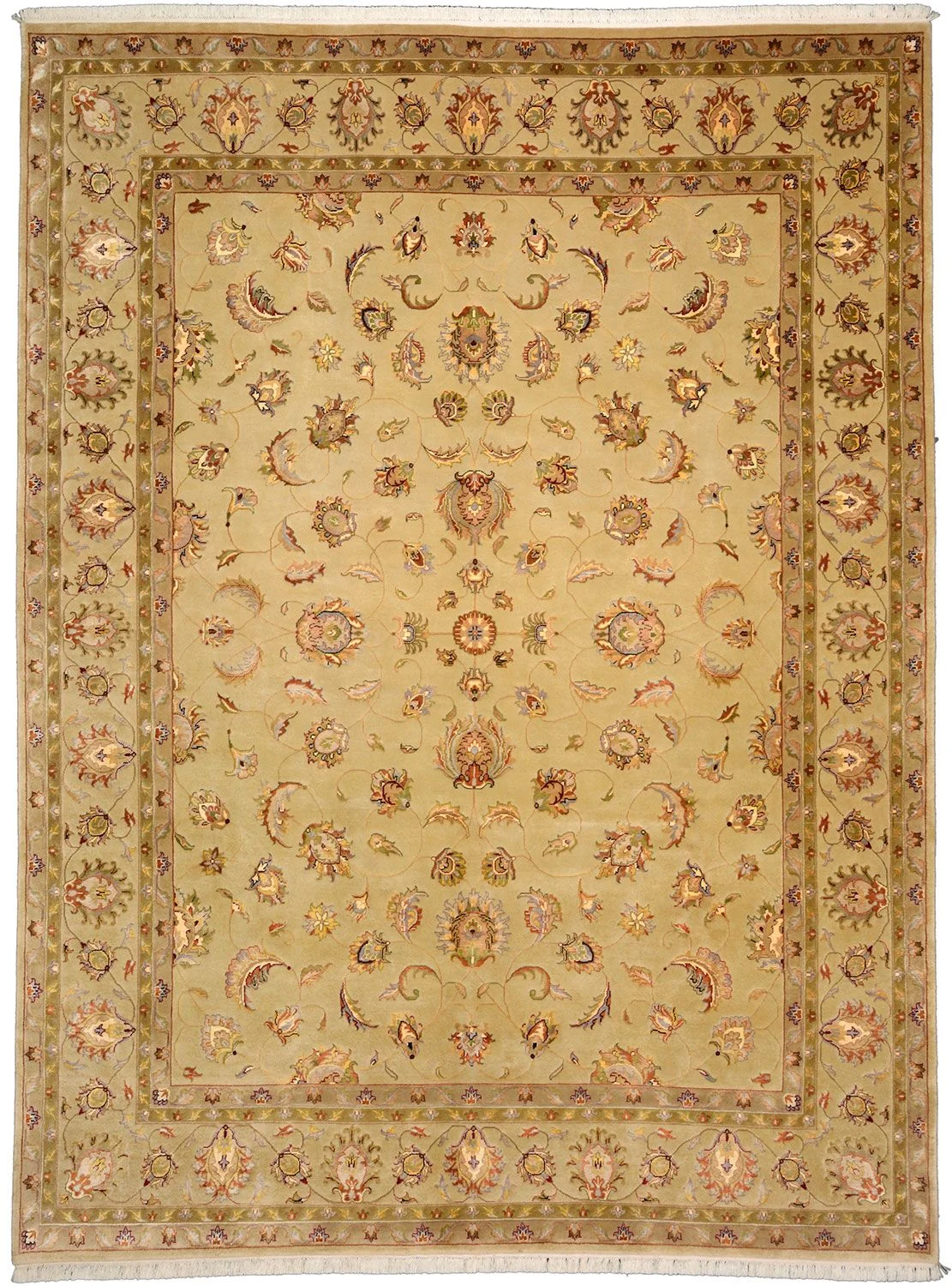 Tabriz Indian Rug 275 × 360 cm in Wool, hand-knotted