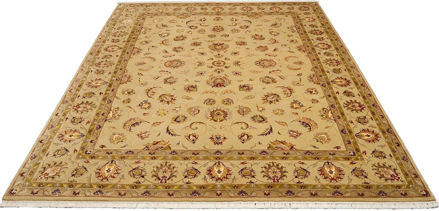 Alternative view of Tabriz Indian Rug 275 × 360 cm in Wool, hand-knotted