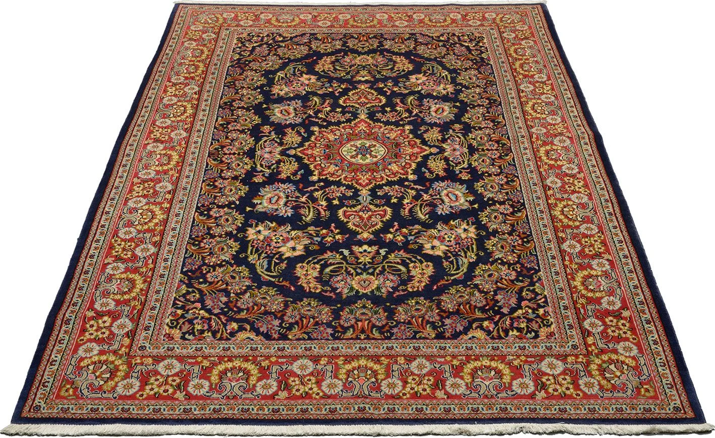 Alternative view of Wool Qom Persian Rug 161 × 253 cm, hand-knotted