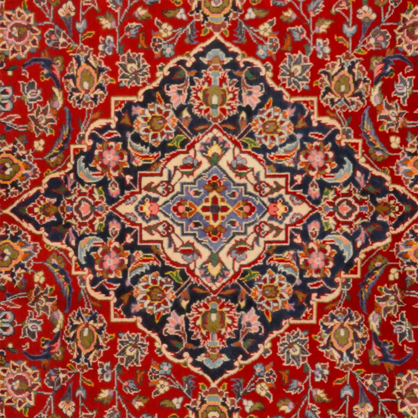 Kashan Persian Rug 205 × 310 cm in Wool, hand-knotted - Image 4