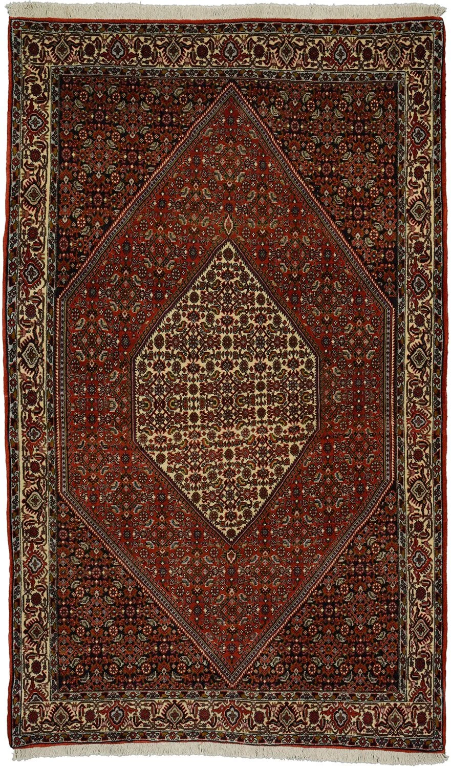 Wool Bijar Persian Rug 113 × 185 cm, hand-knotted
