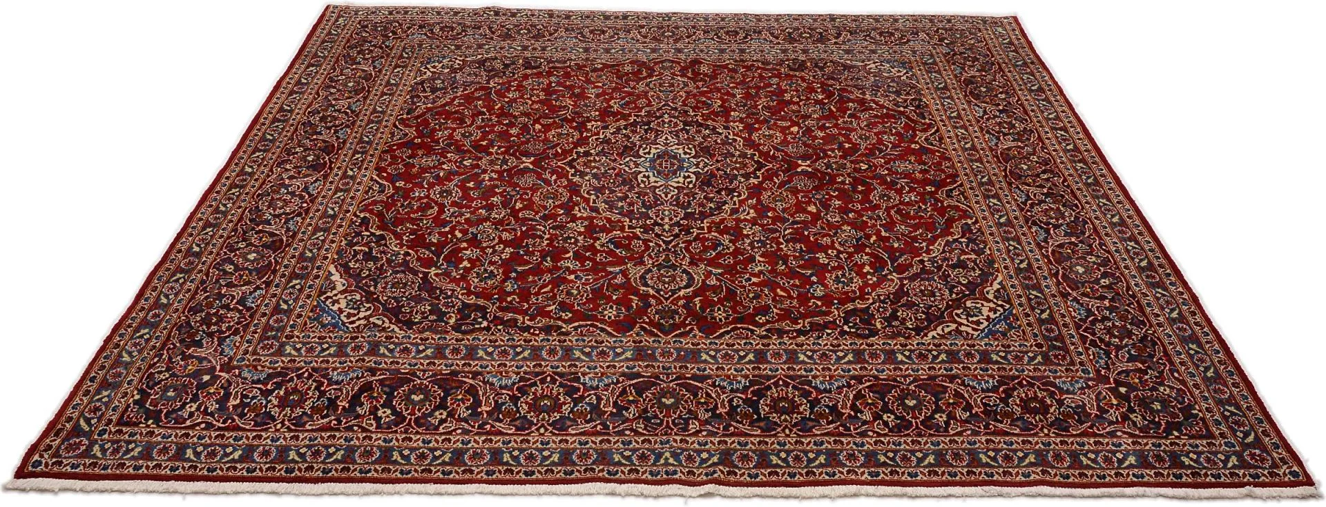 Alternative view of Wool Kashan Persian Rug 290 × 300 cm, hand-knotted