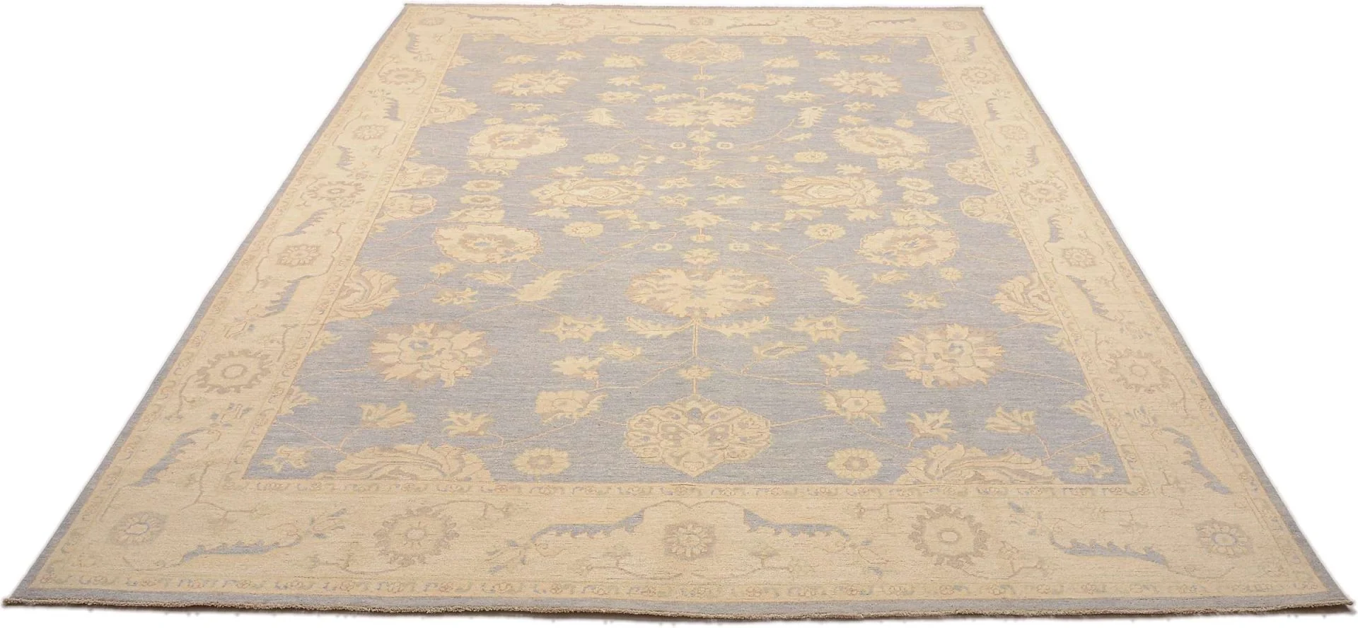 Alternative view of Ziegler Pakistani Rug 273 × 377 cm in Wool, hand-knotted