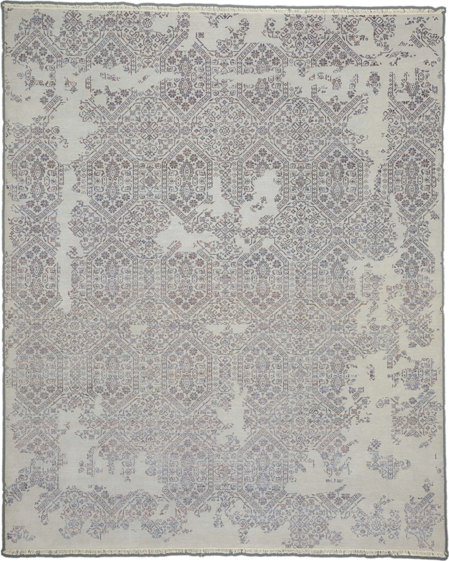 Hand-Knotted Indian Rug, 250 × 300 cm, Wool