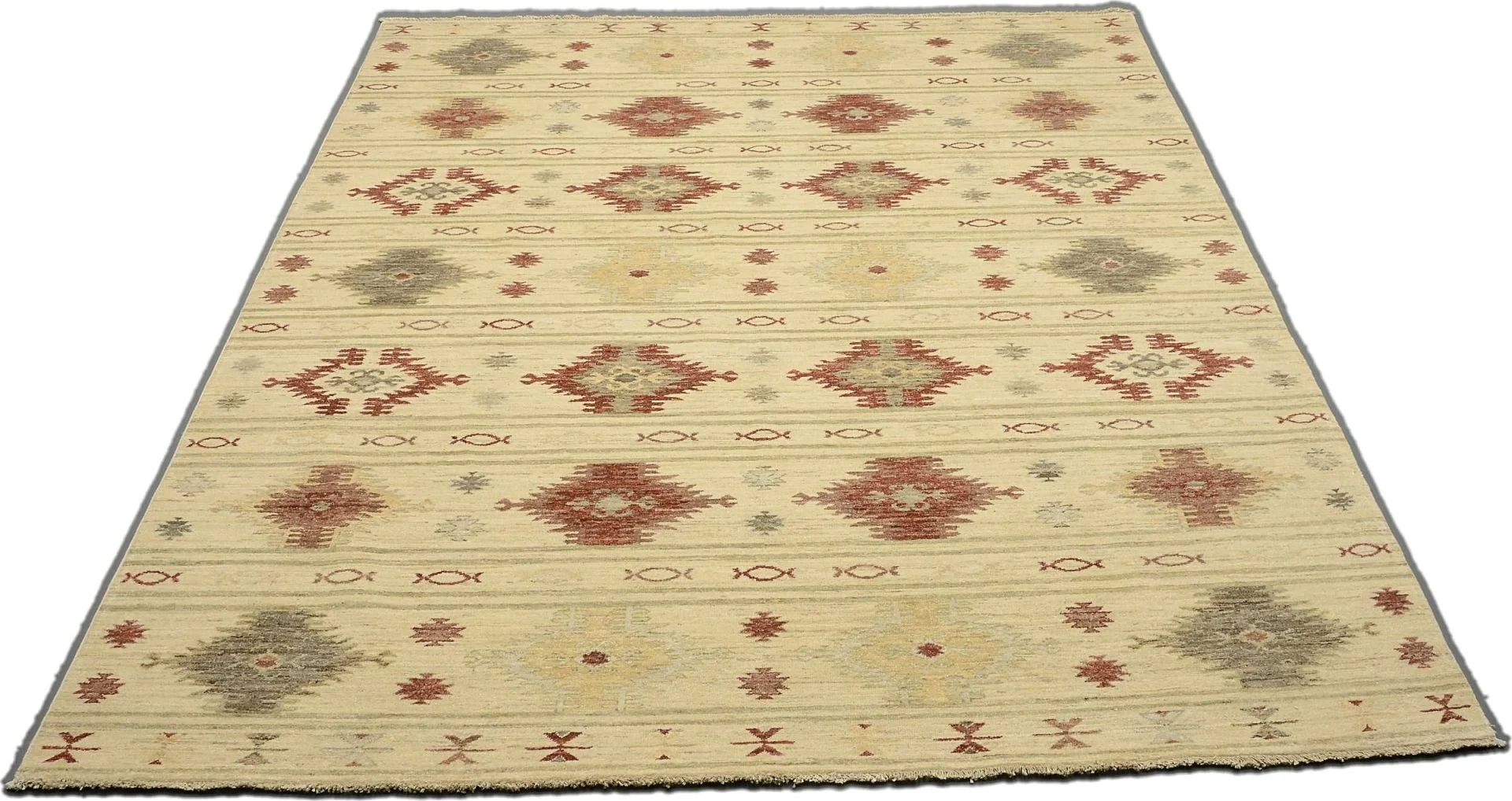 Alternative view of Ziegler Pakistani Rug 233 × 292 cm in Wool, hand-knotted