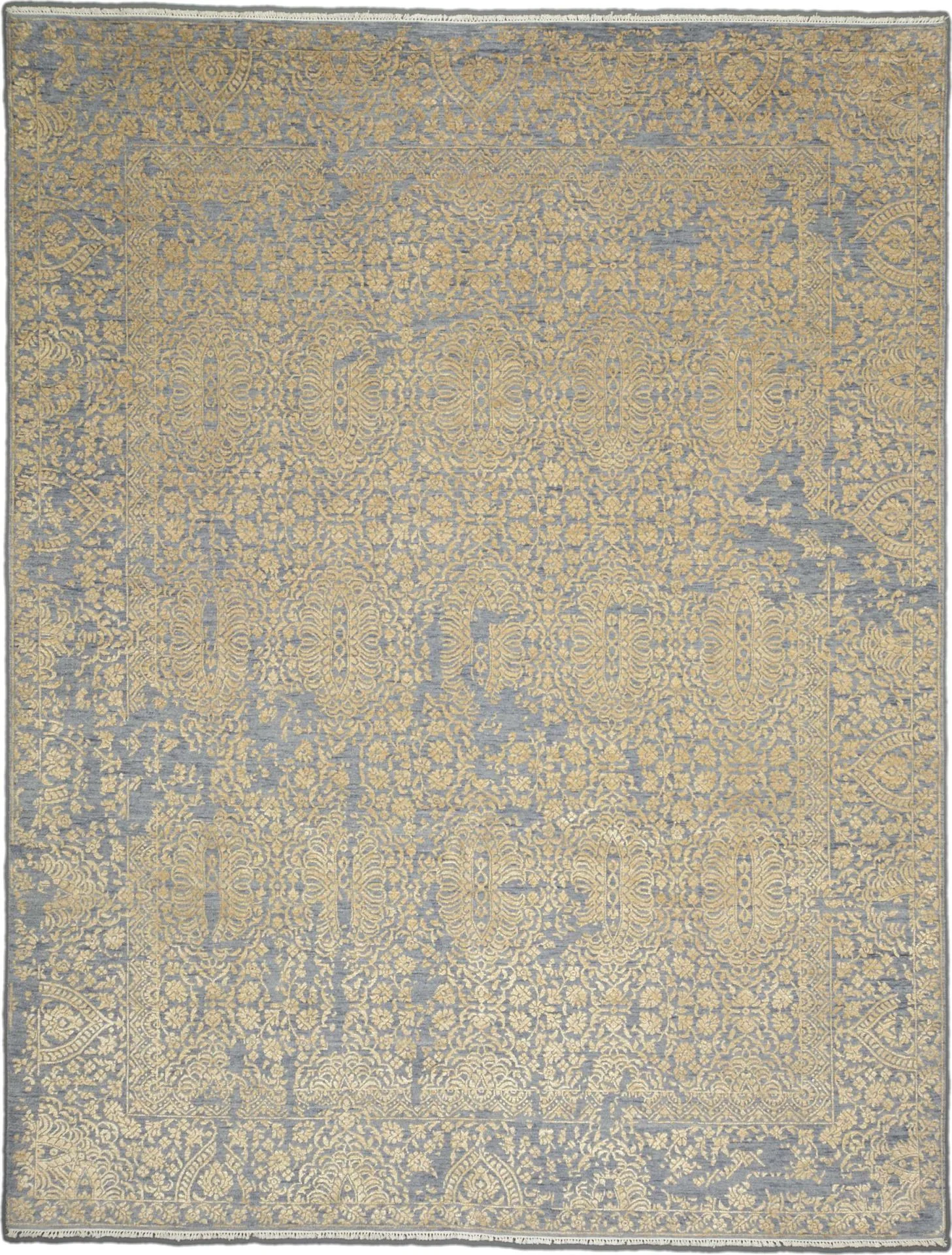 Hand-Knotted Indian Rug, 250 × 300 cm, Wool
