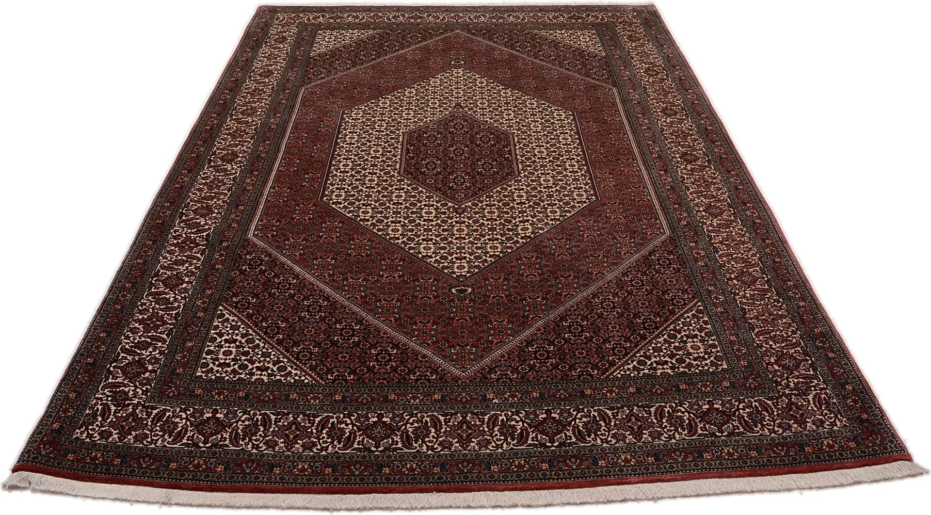 Alternative view of Hand-Knotted Bijar Persian Rug, 202 × 302 cm, Wool