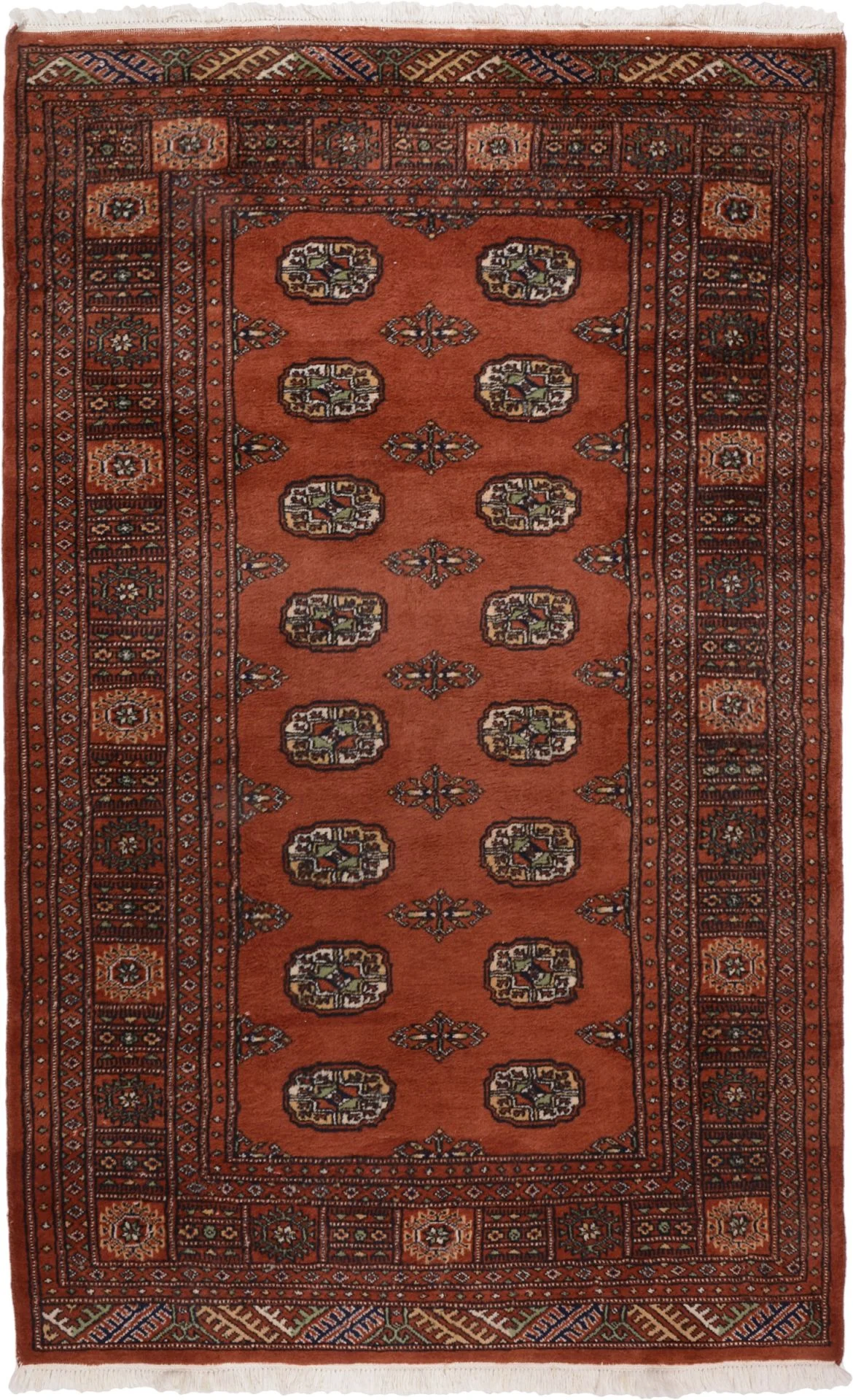 Pakistani Rug 124 × 200 cm in Wool, hand-knotted