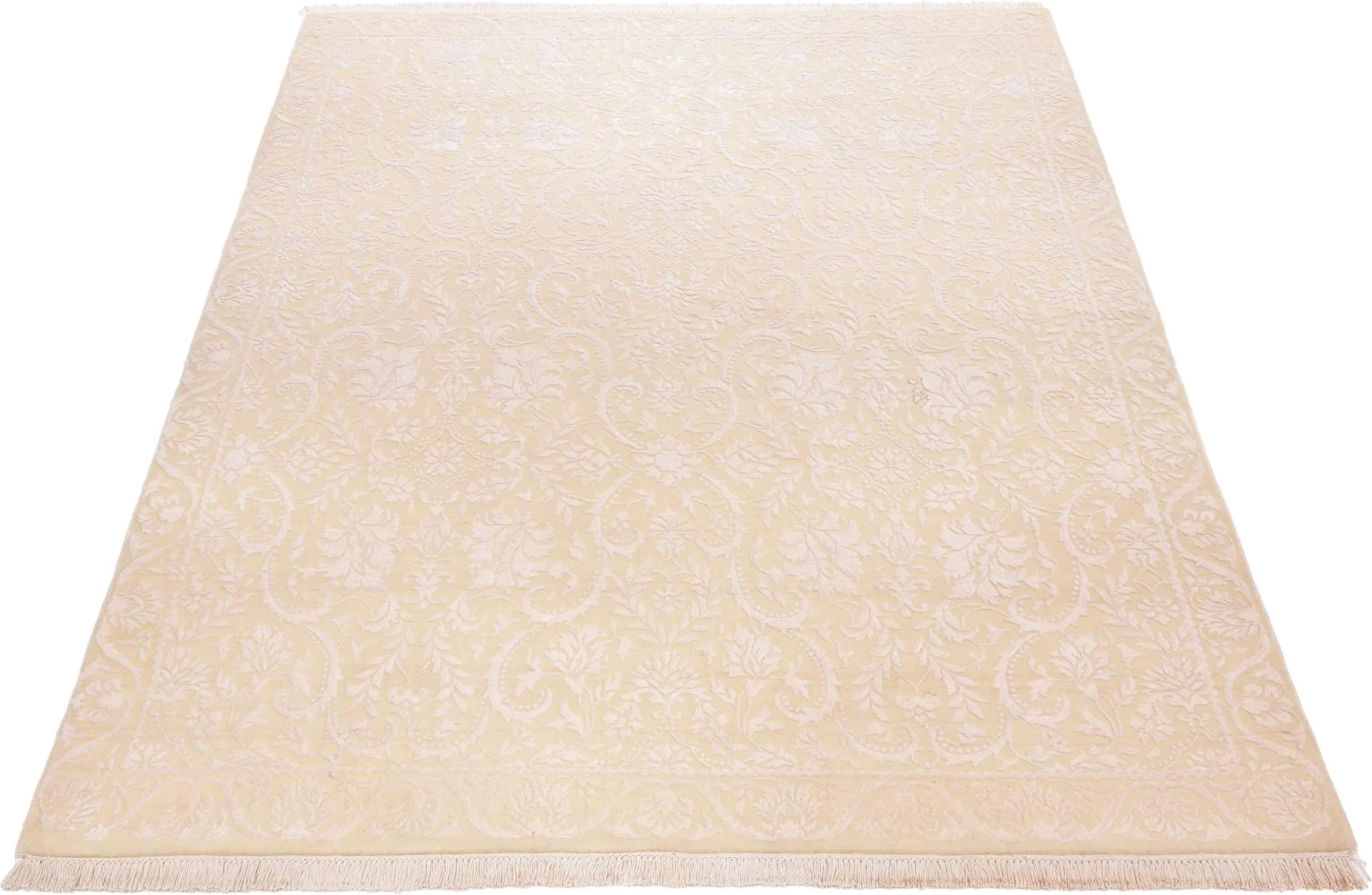 Alternative view of Hand-Knotted Tabriz Indian Rug, 170 × 240 cm, Wool