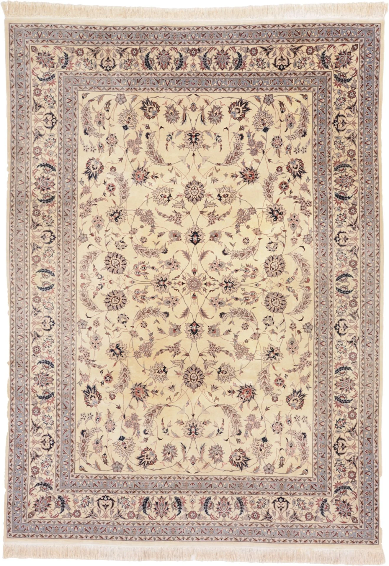 Hand-Knotted Isfahan Chinese Rug, 246 × 340 cm, Wool
