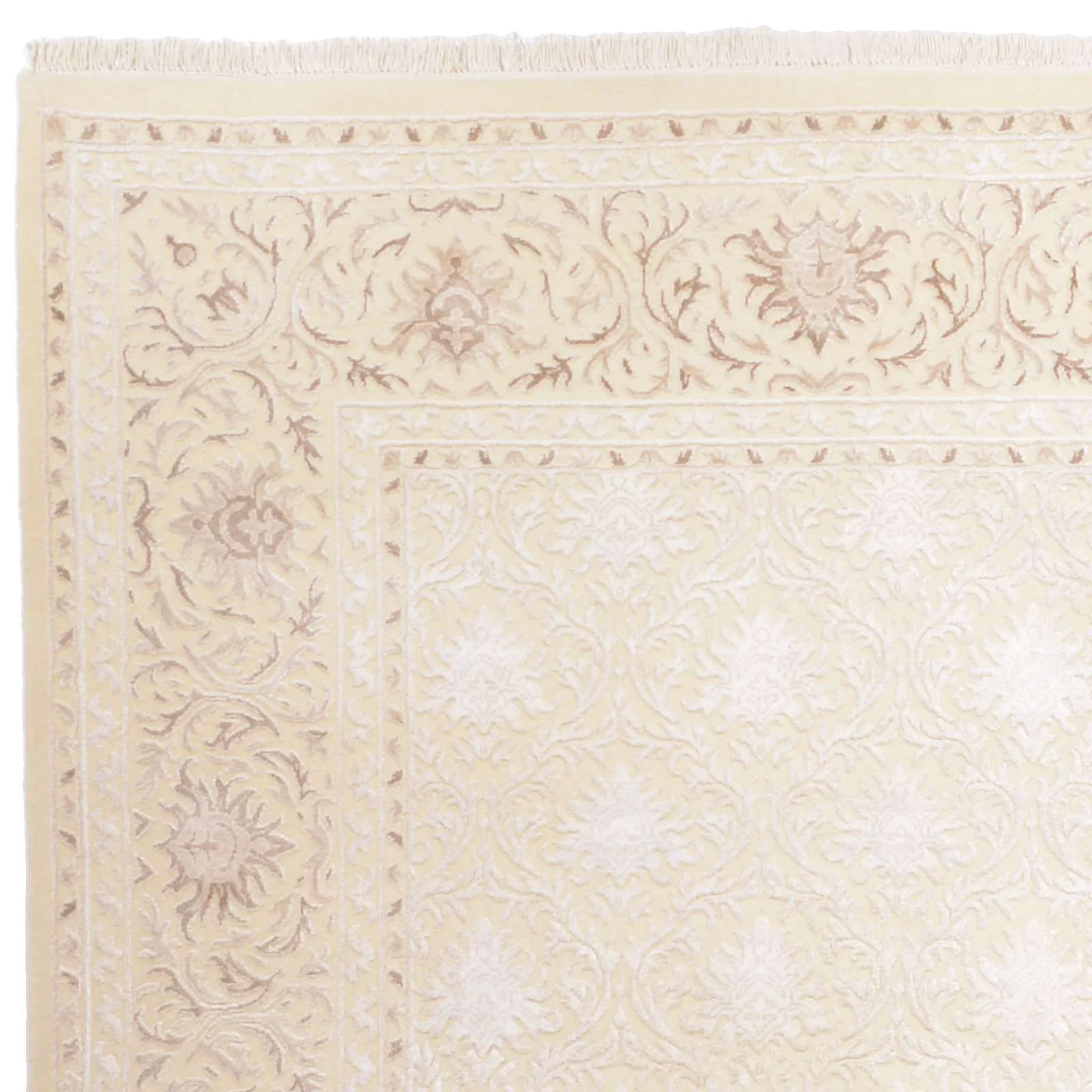 Wool Tabriz Indian Rug 207 × 304 cm, hand-knotted - Image 6