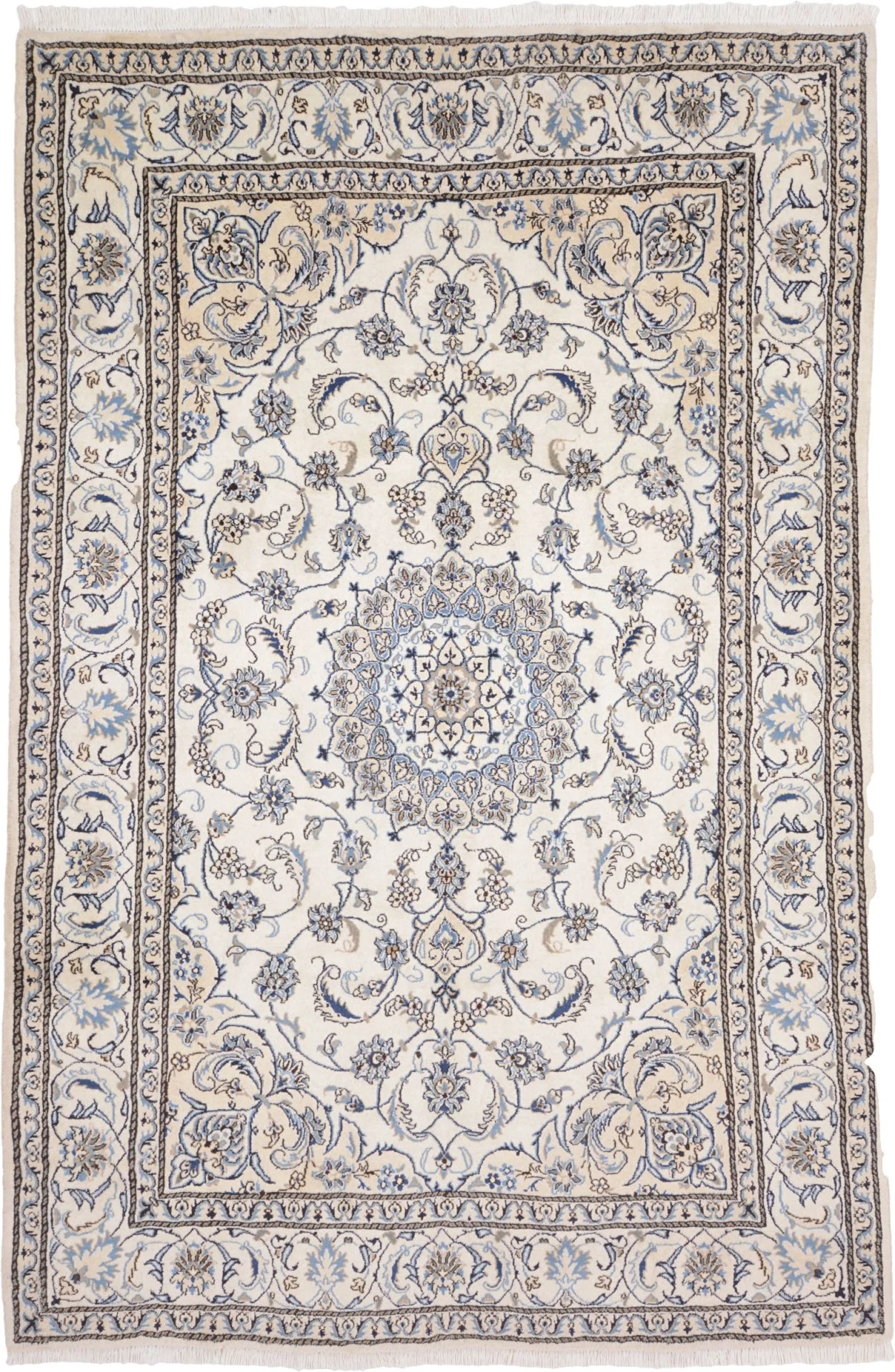 Wool Nain Persian Rug 199 × 304 cm, hand-knotted